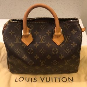 SOLD - Authentic Louis Vuitton Monogram Speedy 25